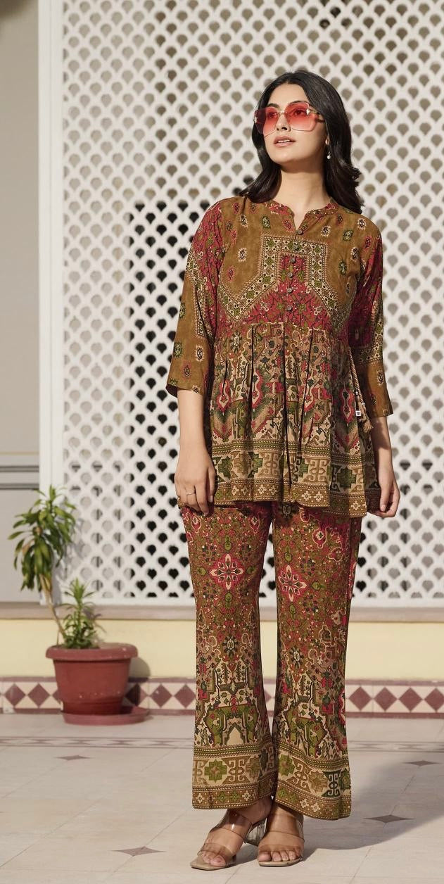 Bohemian-Chic Co-ord Set