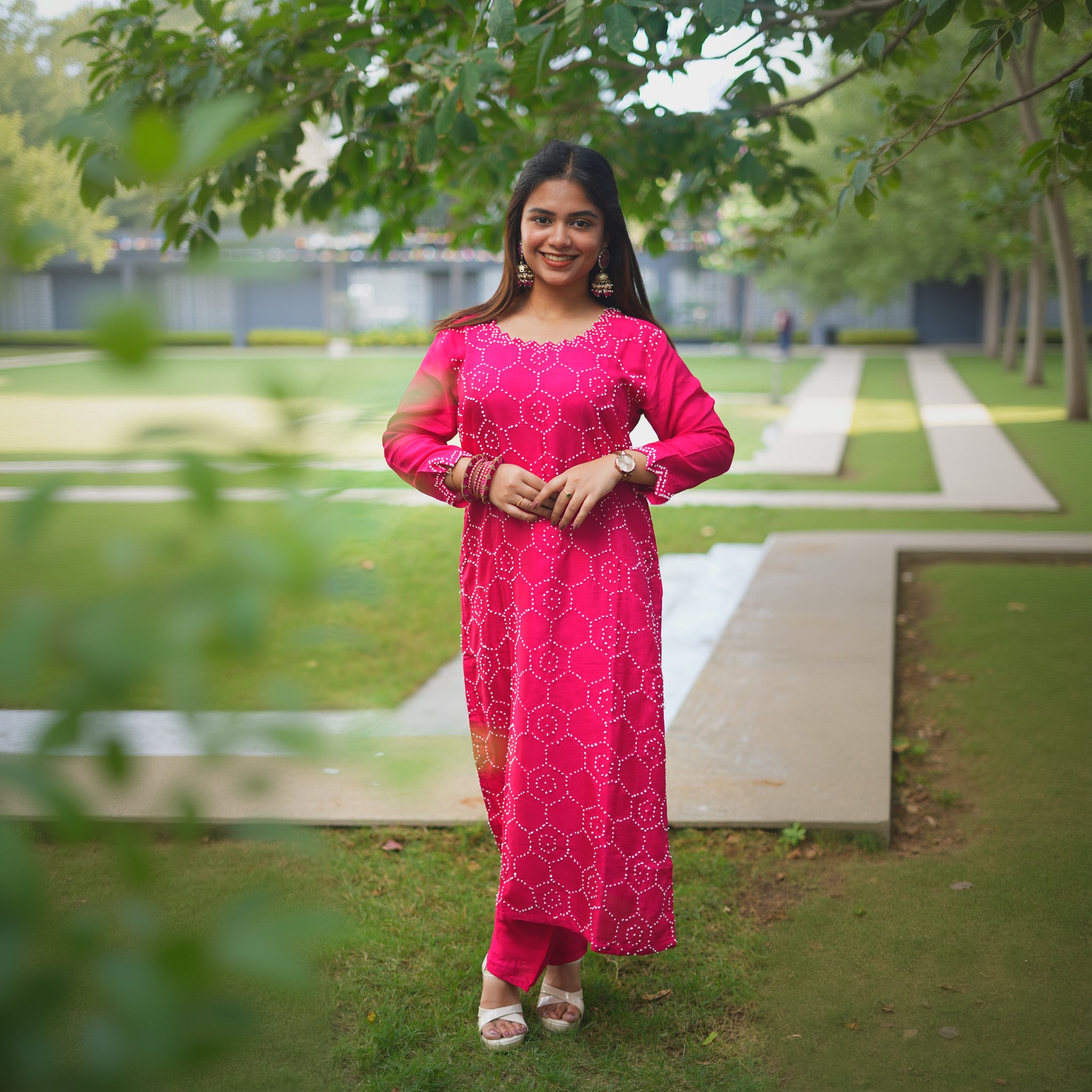 Noor Bandhani Set